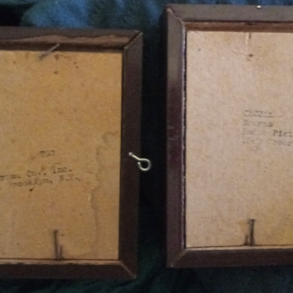 Vintage set of two framed scenic wall art - Picture 4 of 4